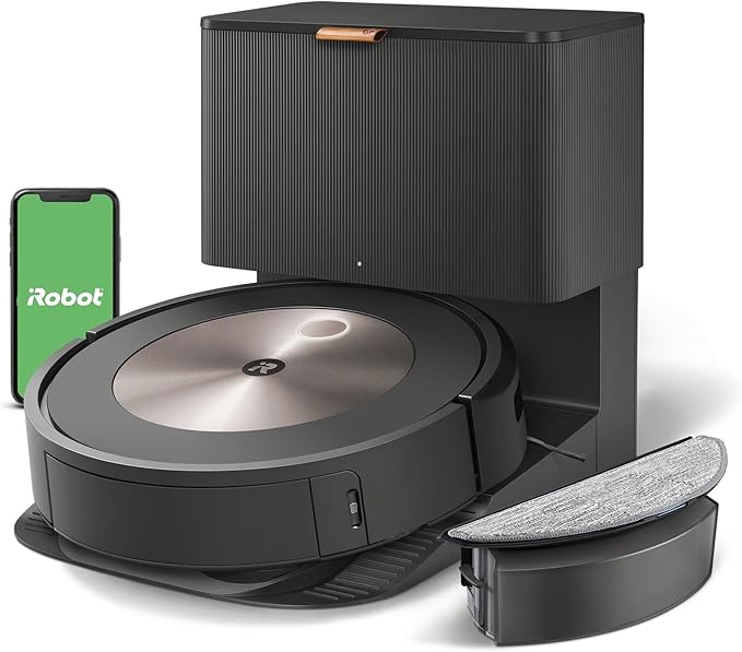 iRobot Roomba Combo j5+ robot Aspirapolvere Lavapavimenti, Base Autosvuotante IROBOT