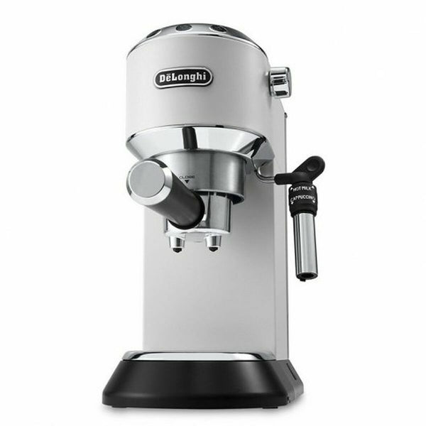 Caffettiera Express a Leva DeLonghi EC 685.W 1300 W Bianco Nero Argentato 1300 W 15 bar 1,1 L-0