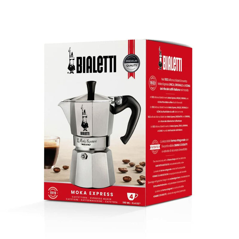 Caffettiera Italiana Bialetti 990001164 Alluminio 4 Tazze 0,23 l-4