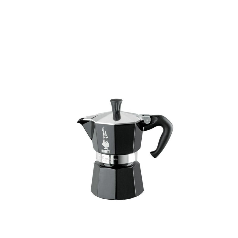 Caffettiera Italiana Bialetti Moka Express Nero Alluminio 6 Tazze-0