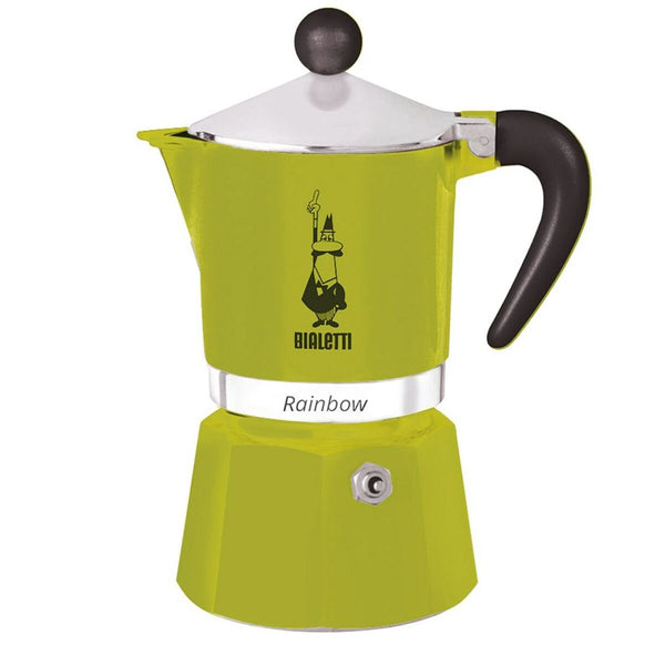 Caffettiera Italiana Bialetti Rainbow Verde Alluminio Termoplastico 270 ml-0