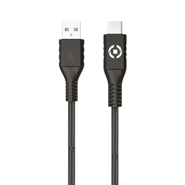 Cavo USB A con USB C Celly PL2MUSBUSBC 2 m Nero-0