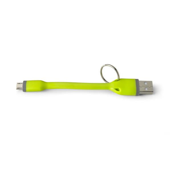 Cavo Micro USB Celly USBMICROKEYGN 0,12 m Verde-0