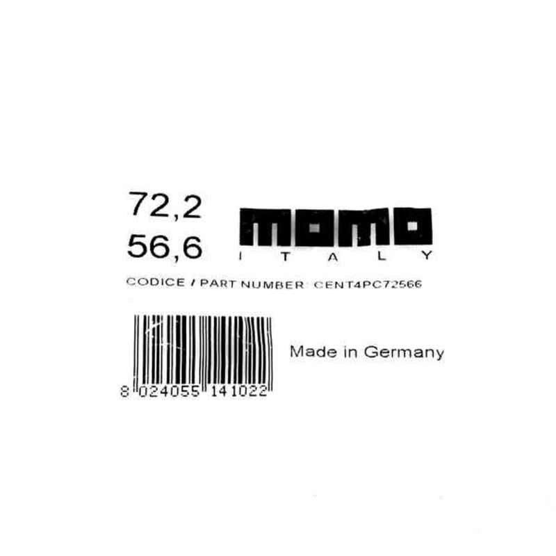 Set di centratura del cerchio Momo MOMCENT4PC72566 CB 72,2 4 uds CB 56,6-2