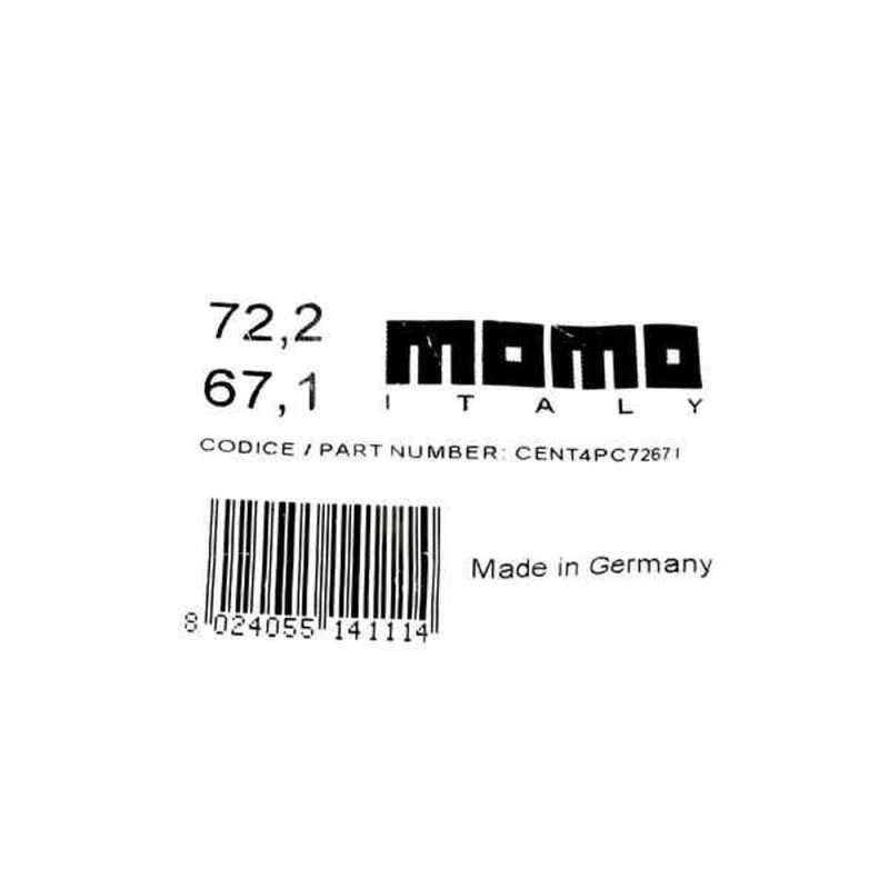 Set di centratura del cerchio Momo MOMCENT4PC72671 CB 72,2 4 uds CB 67,1-1