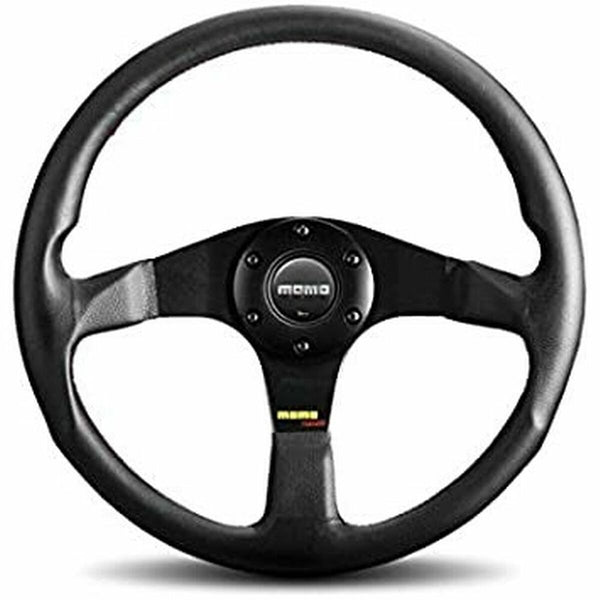 Volante Racing Momo DARK FIGHTER Pelle Ø 35 cm-0
