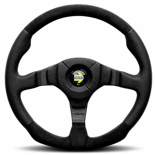 Volante Racing Momo DARK FIGHTER Ø 35 cm-0