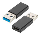 Adattatore USB-C con USB Ewent EW9650 Nero-0
