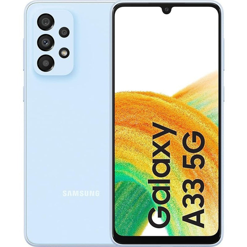 Samsung Galaxy A33 5G  Super AMOLED 6.4”¹, 6GB RAM e 128GB celeste ricondizionato A Samsung