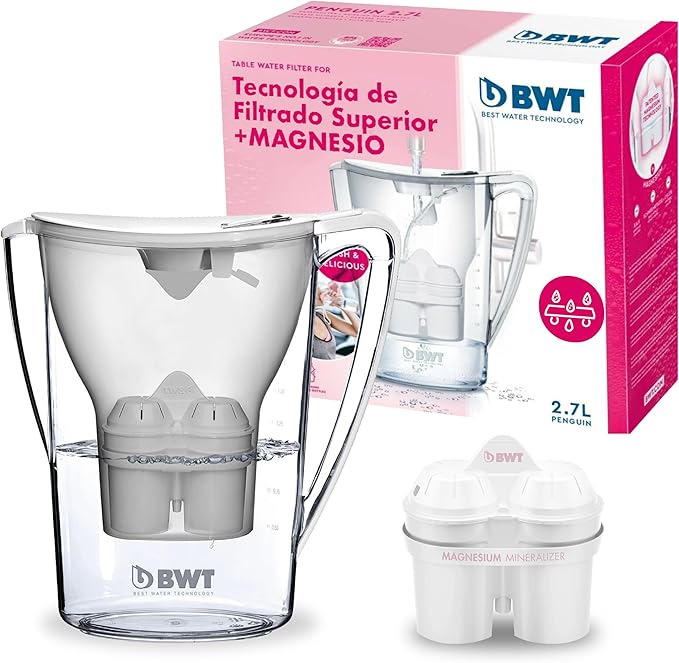 BWT – Caraffa filtrante per acqua vita – 2.6 Litri – Non con filtro ( scatola dannegiata ) bwt