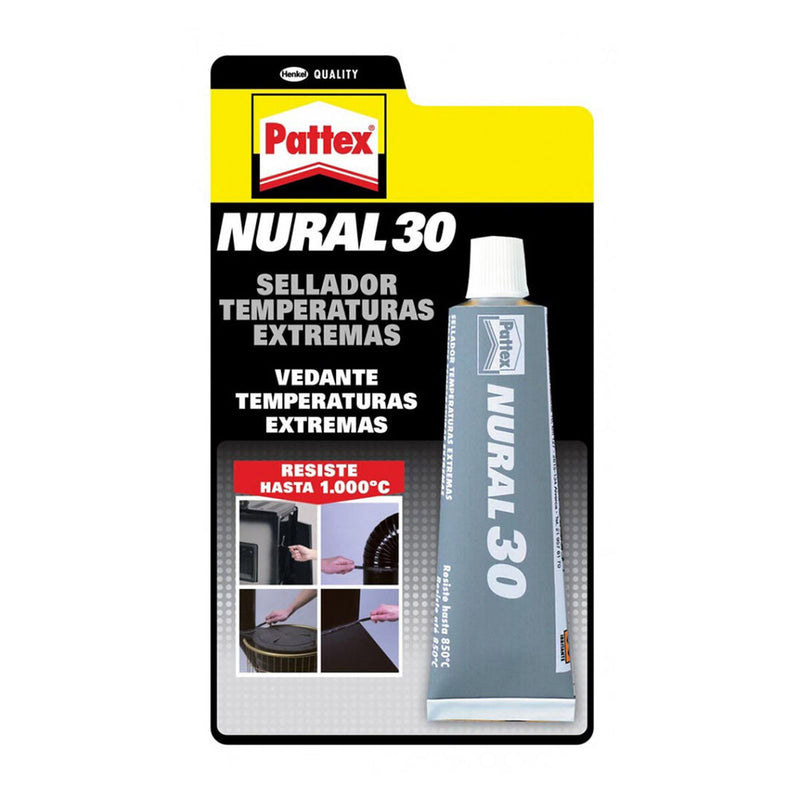 Cemento Pattex Nural 30 Adesivo Resistente alle alte temperature Grigio 150 g-0