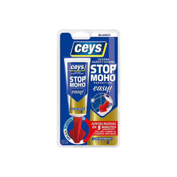 Sigillante Ceys Stop Moho Easy! Bianco Silicone 70 ml-0