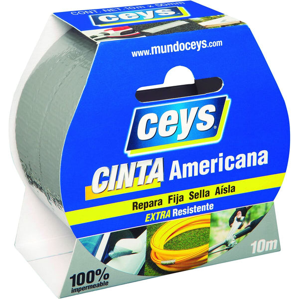 Nastro americano Ceys 10 m x 50 mm Argentato-0