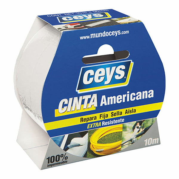 Nastro americano Ceys Bianco (10 m x 50 mm)-0