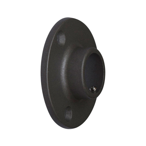 Supporto per asta dell'armadio Stor Planet Nero Ø 1,9 cm Raso (2 Unità)-0