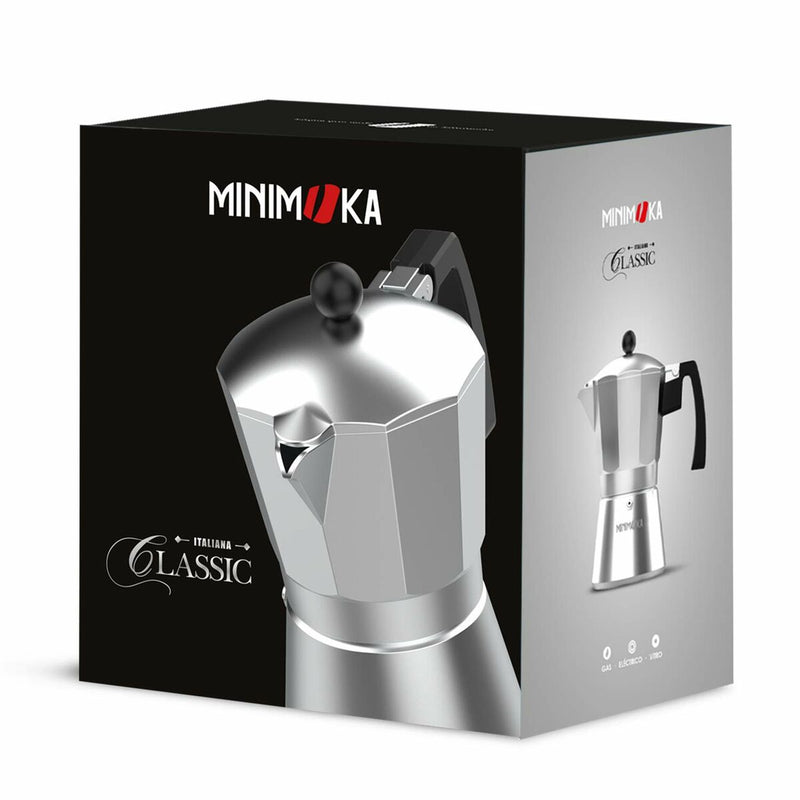 Caffettiera Italiana Taurus KCP9006 6T Argentato Acciaio inossidabile Alluminio 6 Tazze-1