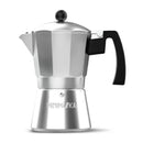 Caffettiera Italiana Taurus KCP9006 6T Argentato Acciaio inossidabile Alluminio 6 Tazze-0