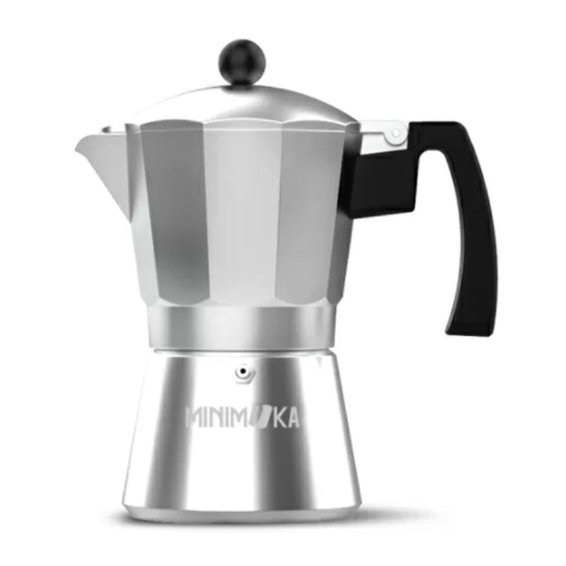 Caffettiera Italiana Taurus KCP9006 6T Argentato Acciaio inossidabile Alluminio 6 Tazze-0