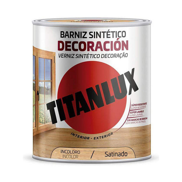 Vernice Titanlux M11100414 Mogano Raso 250 ml-0