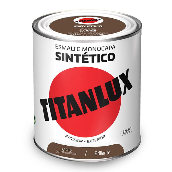 Smalto sintetico Titanlux 5808942 Luminoso Marrone 750 ml-0