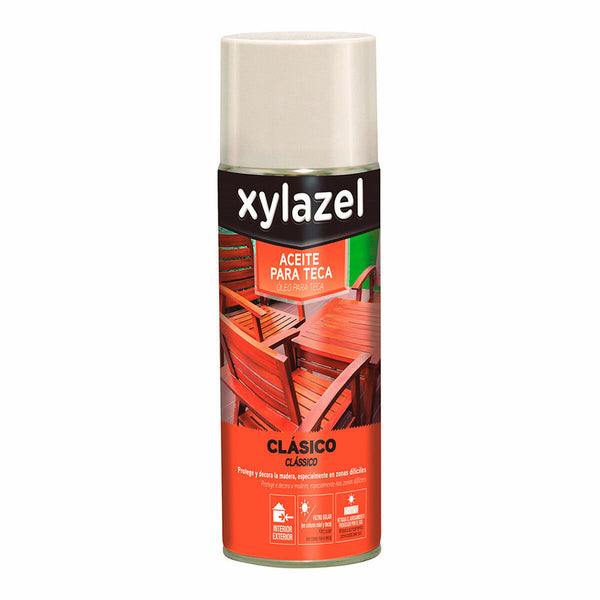 Olio per teak Xylazel Classic Spray Mele 400 ml-0