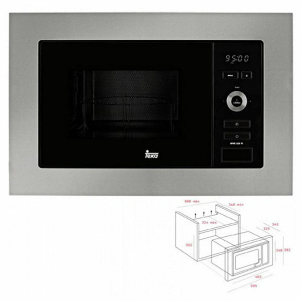 Microonde da Incasso con Grill Teka MWE 225 FI 20 L 800W Acciaio 800 W 20 L-0