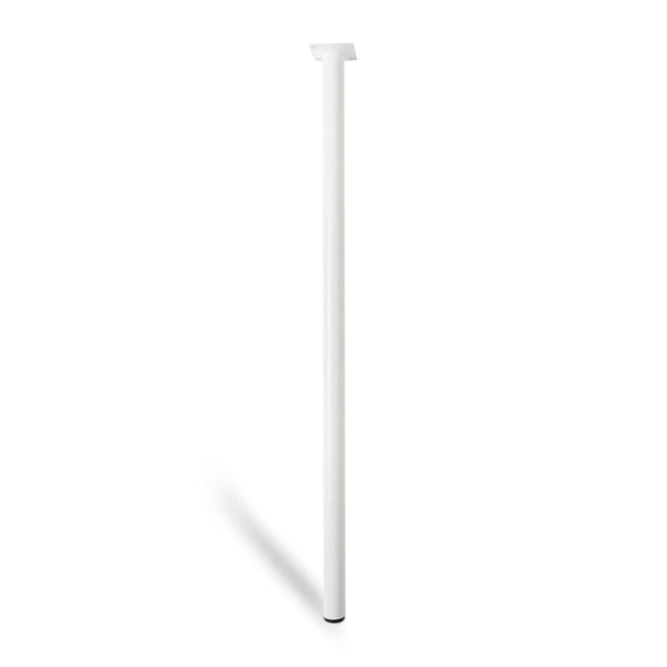 Gambe Rei 401g Cilindrica Acciaio Bianco Moderno (Ø 3 x 80 cm)-0