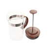 Caffettiera a Stantuffo DKD Home Decor Marrone Trasparente Acciaio inossidabile Vetro Borosilicato 350 ml 16 x 9 x 18,5 cm-3