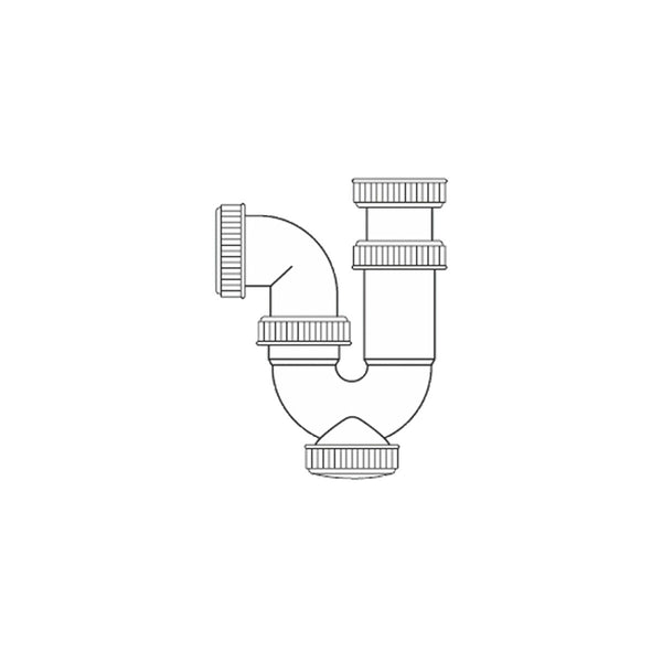 Sifone del lavandino Mirtak PVC-0