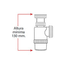 Sifone del lavandino Mirtak Plastica PVC-0