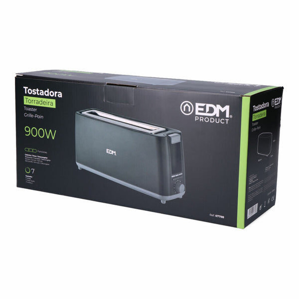 Tostapane EDM Black Design Lunga 900 W-0