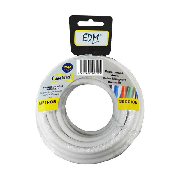 Cavo EDM 2 X 0,5 mm Bianco Multicolore 50 m-0