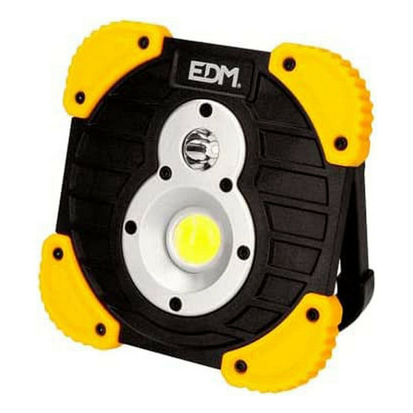 Torcia LED EDM XL Faretto Ricaricabile Giallo 15 W 250 Lm-0