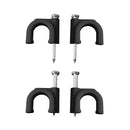 Spille Lapafil Nº 9 2 x 4 mm Nero Cavi 100 Unità-0