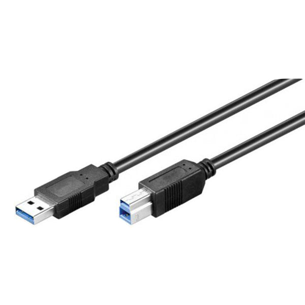 Cavo USB A con USB B EDM Nero 1,8 m-0