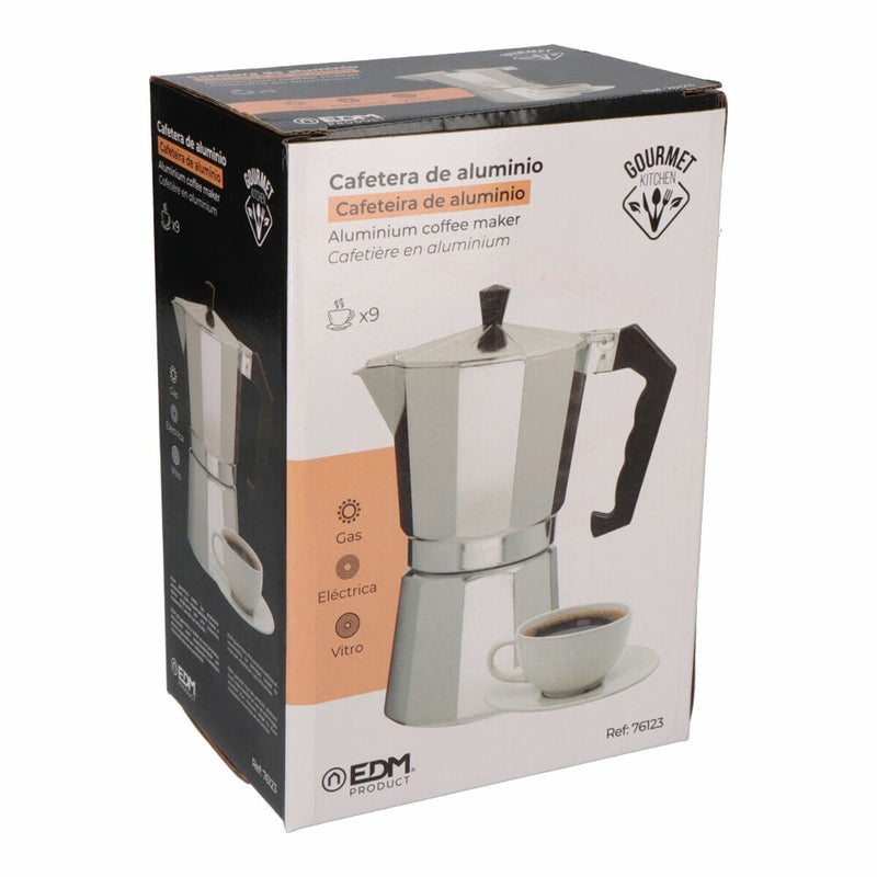 Caffettiera Italiana EDM   Alluminio 9 Tazze-3
