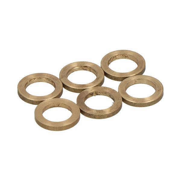 Rondelle EDM OV02 Ovale Cerniere Ottone Ø 12 mm 12 x 8 x 1,5 mm-0