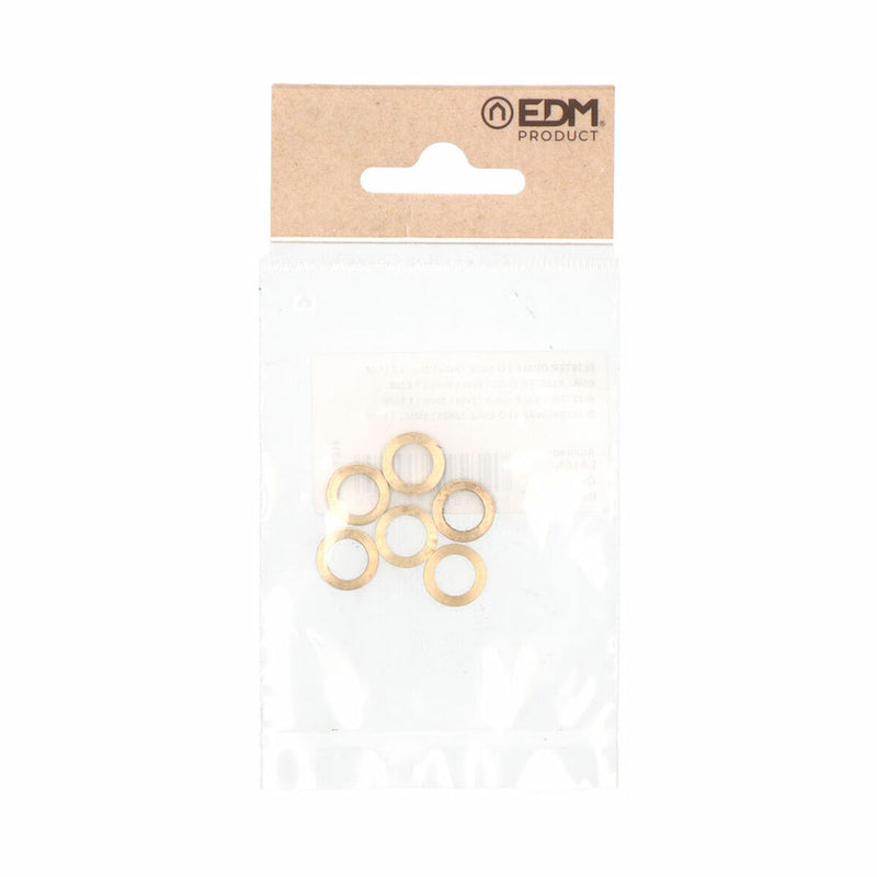 Rondelle EDM OV02 Ovale Cerniere Ottone Ø 12 mm 12 x 8 x 1,5 mm-2