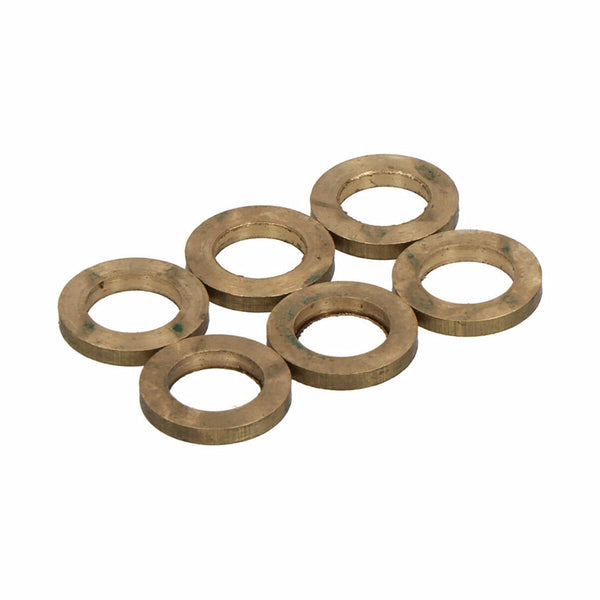 Rondelle EDM OV02 Ovale Cerniere Ottone Ø 14 mm 14 x 9 x 2 mm-0