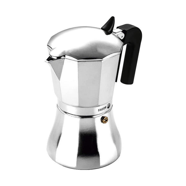 Caffettiera Italiana Fagor Acciaio Alluminio 6 Tazze (1 Unità)-0