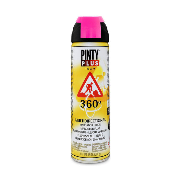 Vernice spray Pintyplus Tech T184 360º Fucsia 500 ml-0