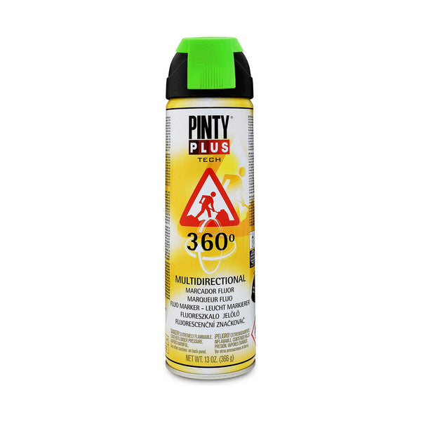 Vernice spray Pintyplus Tech T136 360º Verde 500 ml-0