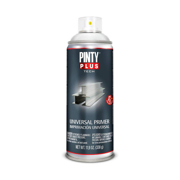 Vernice spray Pintyplus Tech I101 Universale 400 ml Stampa Bianco-0