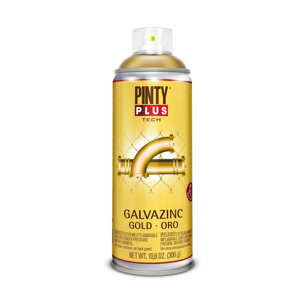 Vernice spray Pintyplus Tech Galvazinc G151 400 ml Oro-0