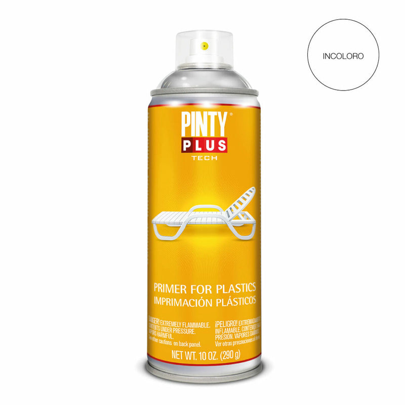 Vernice spray Pintyplus Tech I199 Plastica Stampa Trasparente 400 ml-1