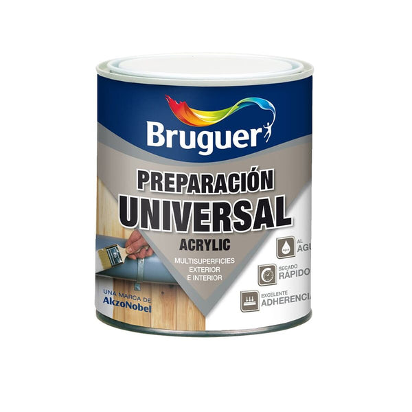 Preparazione della superficie Bruguer 5120577  Universale Acrilico Stampa Bianco 750 ml Mat-0