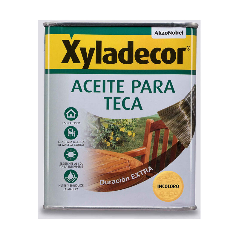 Olio per teak AkzoNobel Xyladecor 750 ml Incolore Mat-0