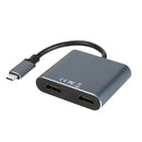 Adattatore USB C con HDMI NANOCABLE 10.16.4305 4K Ultra HD Grigio 15 cm-1