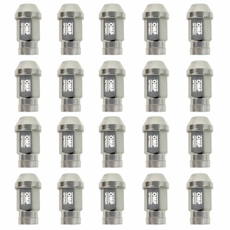Set Dadi OMP 7075 M12 x 1,25 40 mm 20 uds Antracite-1