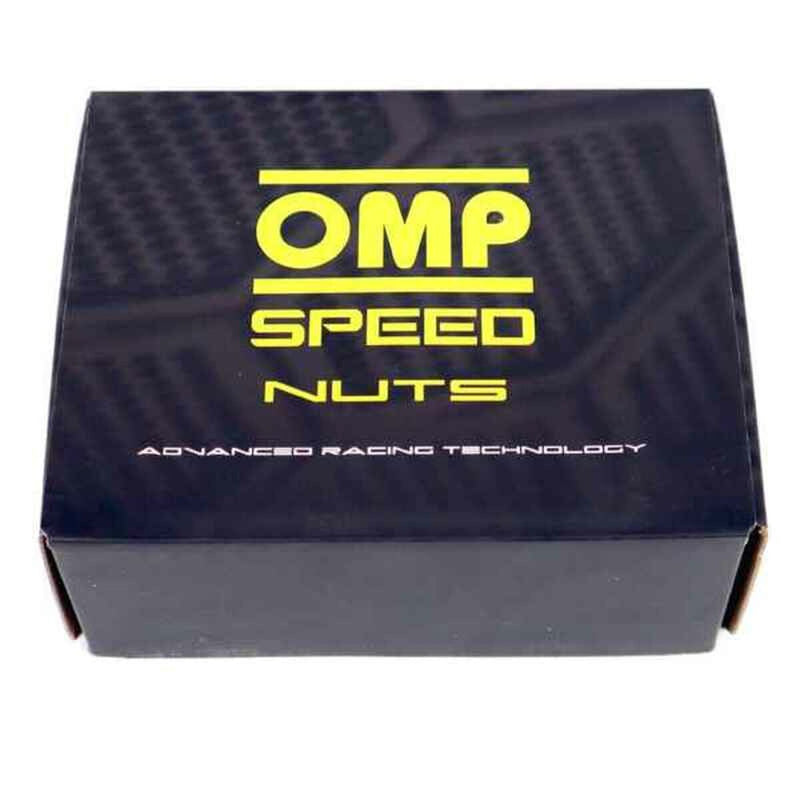 Set Dadi OMP 7075 40 mm M12 x 1,50 20 uds Nero-2